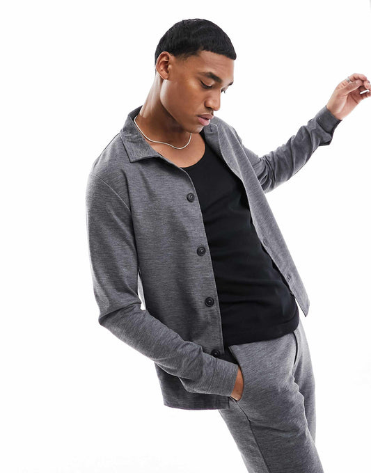 Premium Slim Jersey Suit Jacket