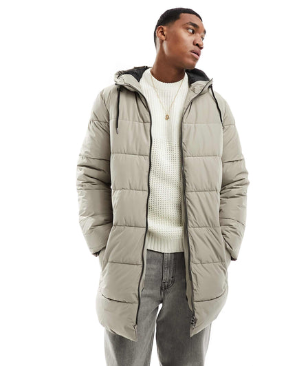 Longline Hood Puffer Jacket