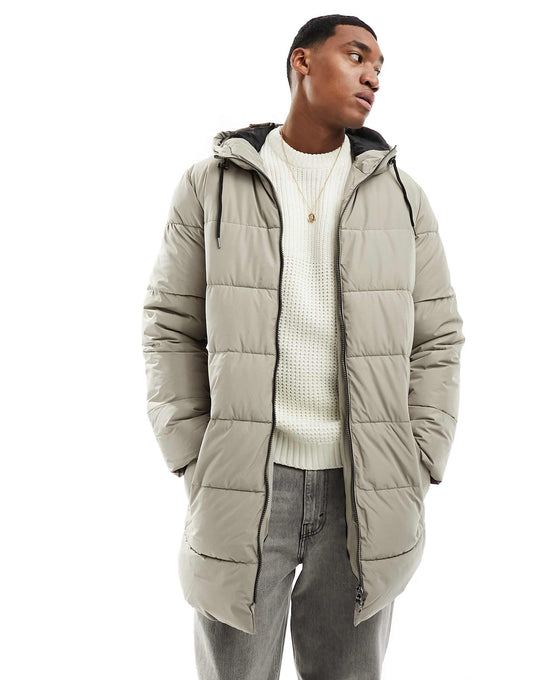 Longline Hood Puffer Jacket