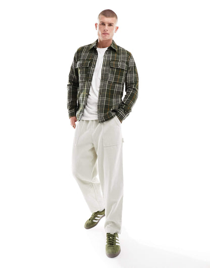 Flannel Check Overshirt