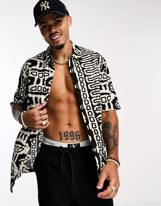 Geometrical Printed Shirt