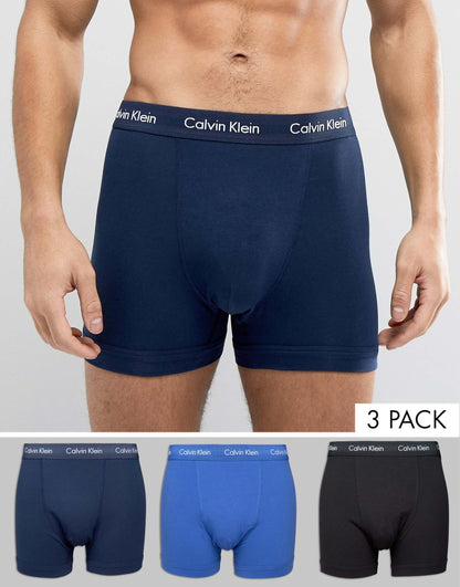 Cotton Stretch 3 Pack Trunks