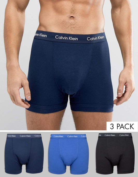 Cotton Stretch 3 Pack Trunks
