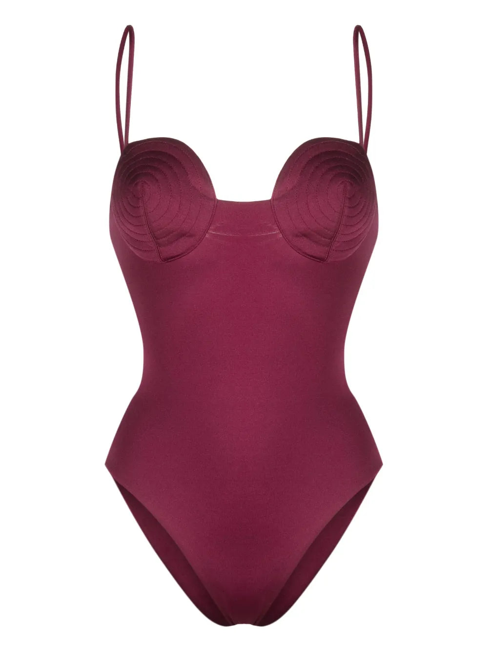 Tonal-Stitch Detail Swimsuit