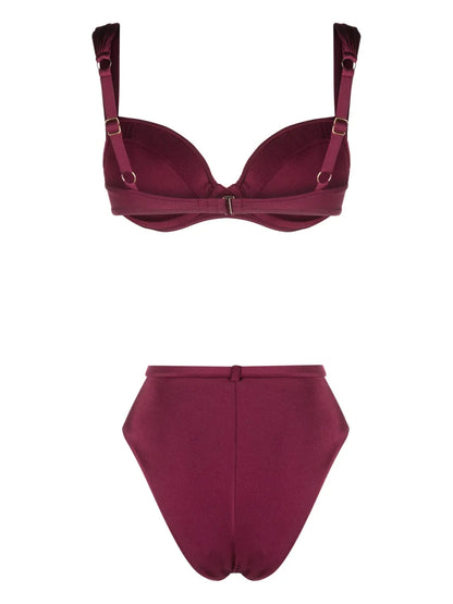 Shell-Detail Bikini Set