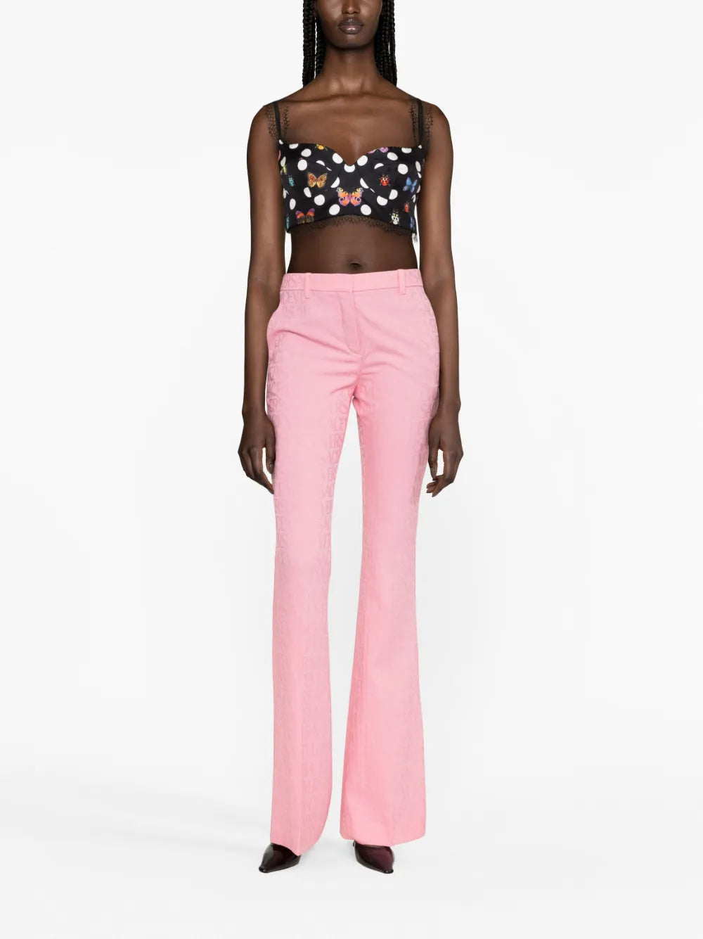 Versace Allover Jacquard Trousers