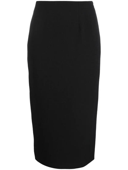 Wool-Bouclé Pencil Skirt
