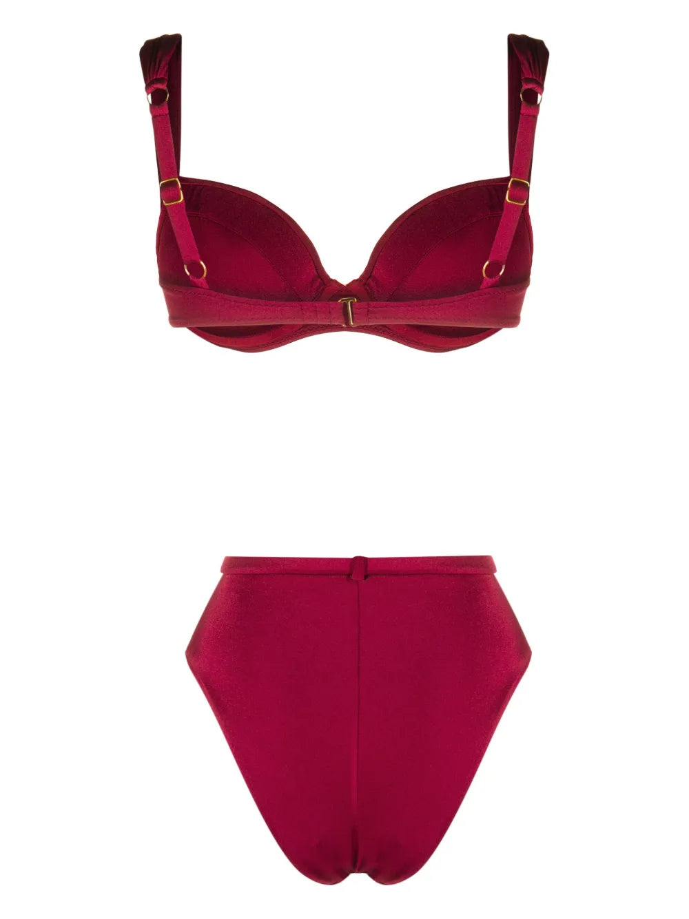 Shell-Charm Detail Bikini Set
