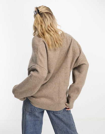Knit Button Front Cardigan