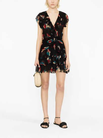 Zina Graphic-Print Minidress