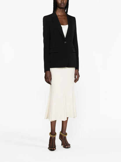Single-Breasted Wool Blazer