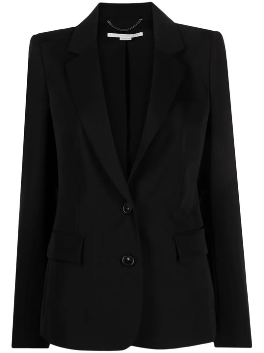 Single-Breasted Wool Blazer