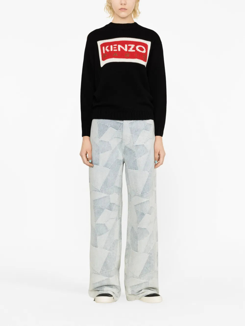 Paris Logo-Intarsia Jumper