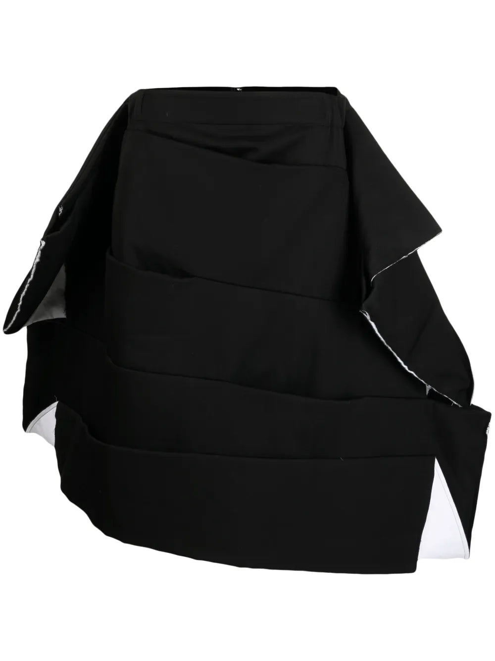 Voluminous Asymmetric Panelled Skirt