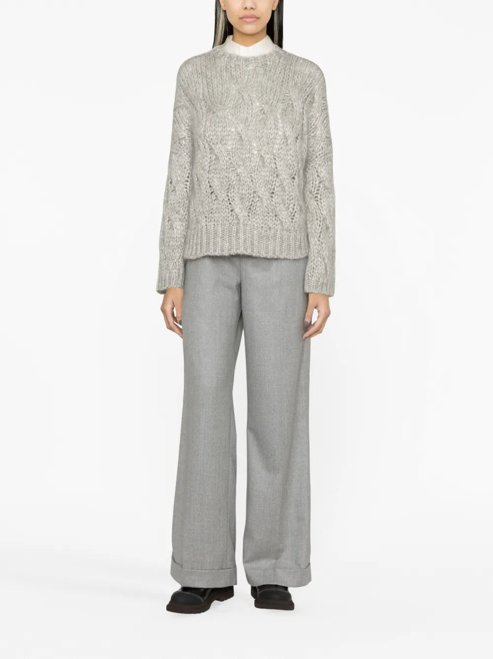 Cable-Knit Jumper
