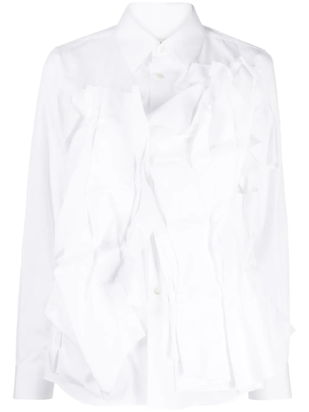 Appliqué-Detail Long-Sleeve Shirt