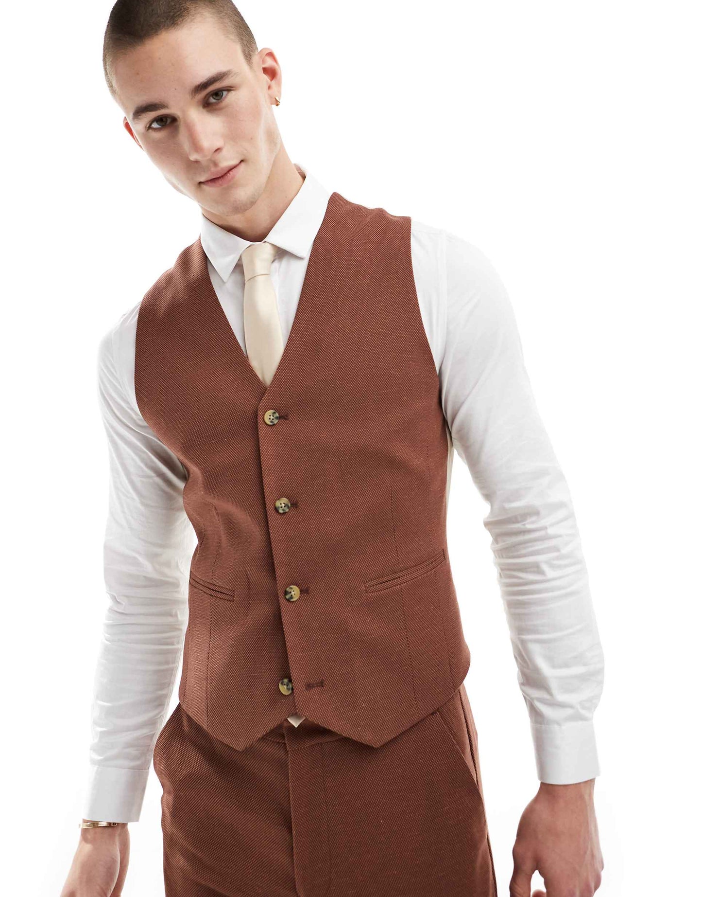 Wedding Skinny Suit Waistcoat