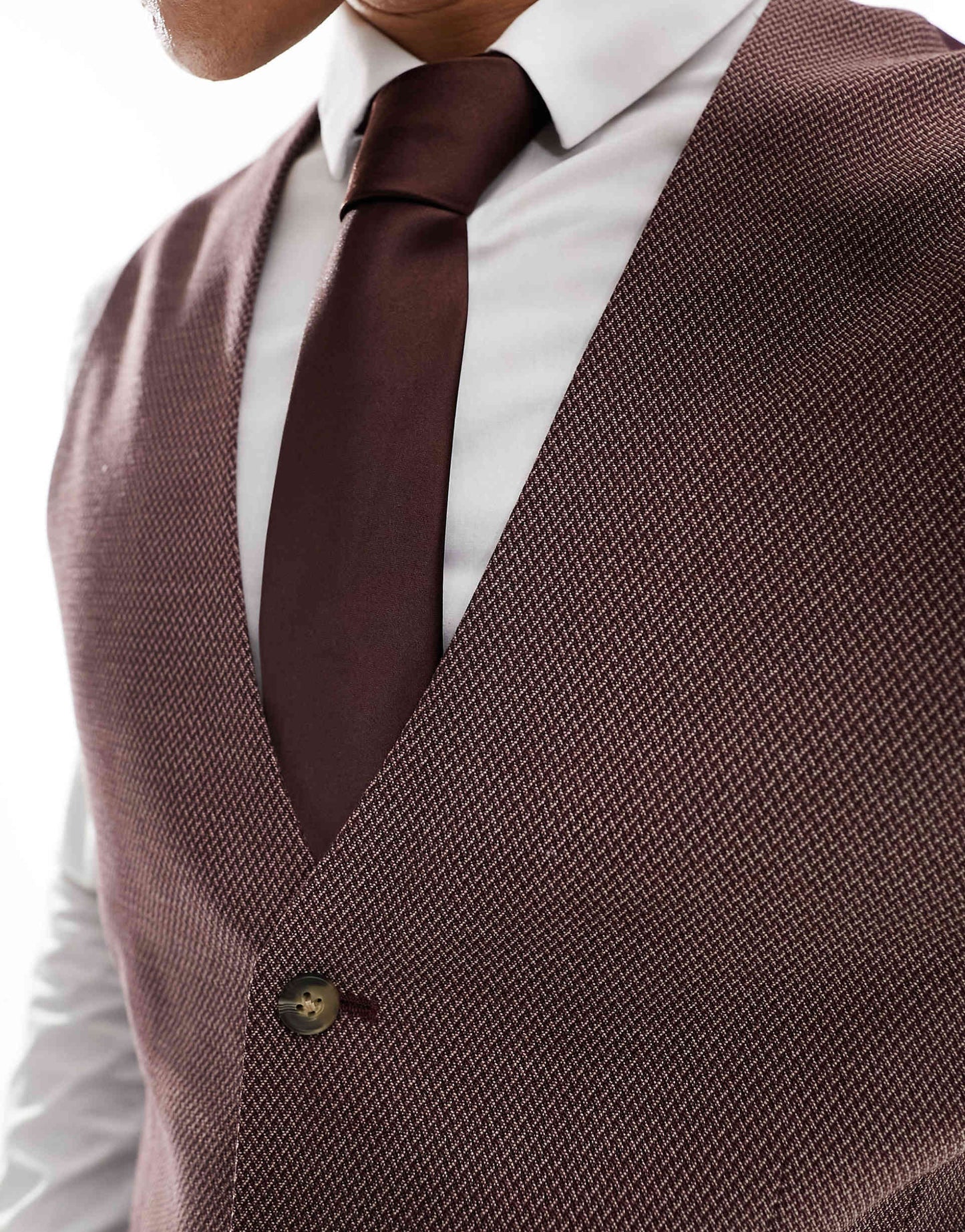 Wedding Skinny Suit Waistcoat