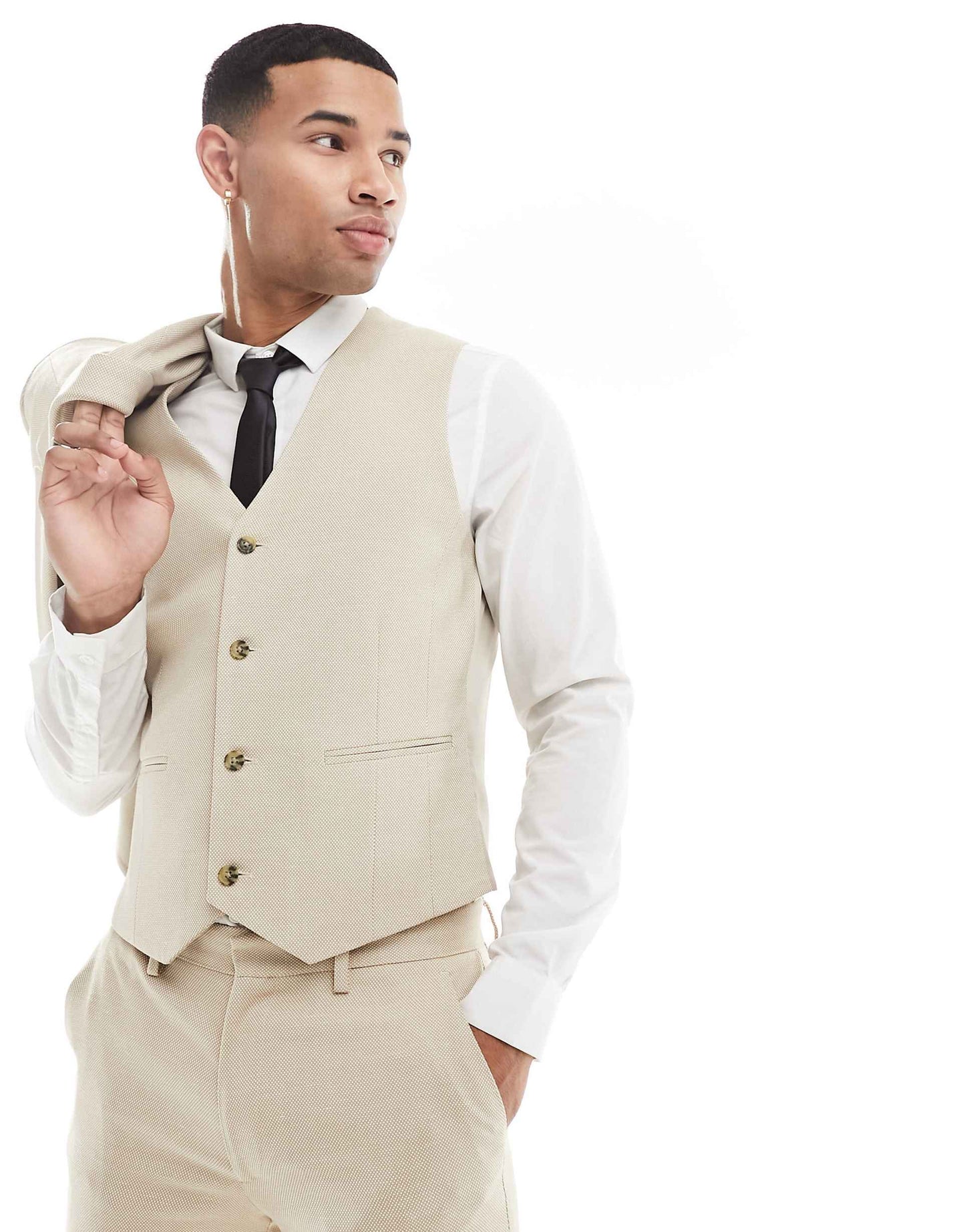 Wedding Super Skinny Suit Waistcoat