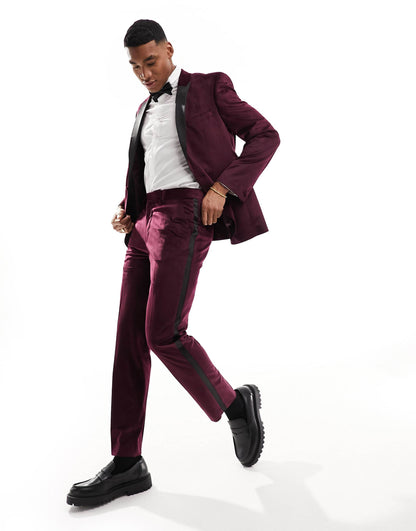 Slim Tuxedo Suit Trouser