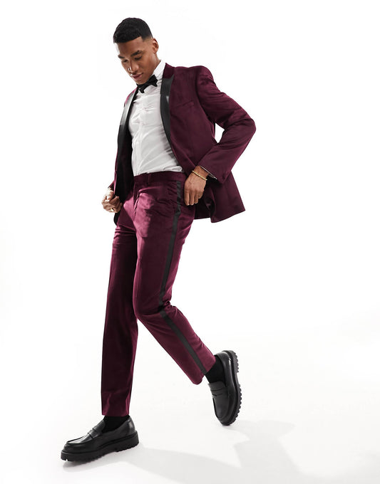 Slim Tuxedo Suit Trouser