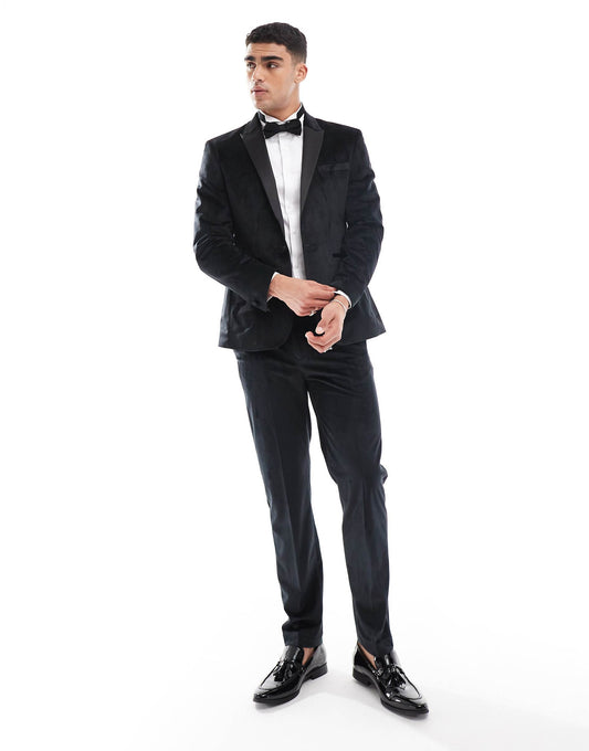 Slim Tuxedo Suit Trouser