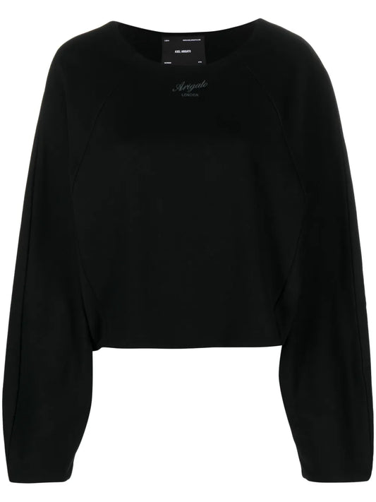 Halle Logo-Embroidered Sweatshirt