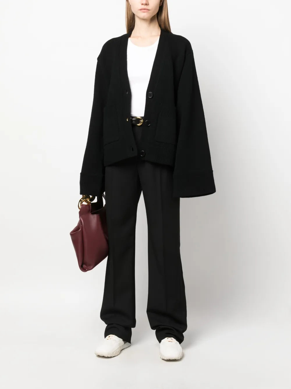 Memory Boxy-Fit Wool Cardigan