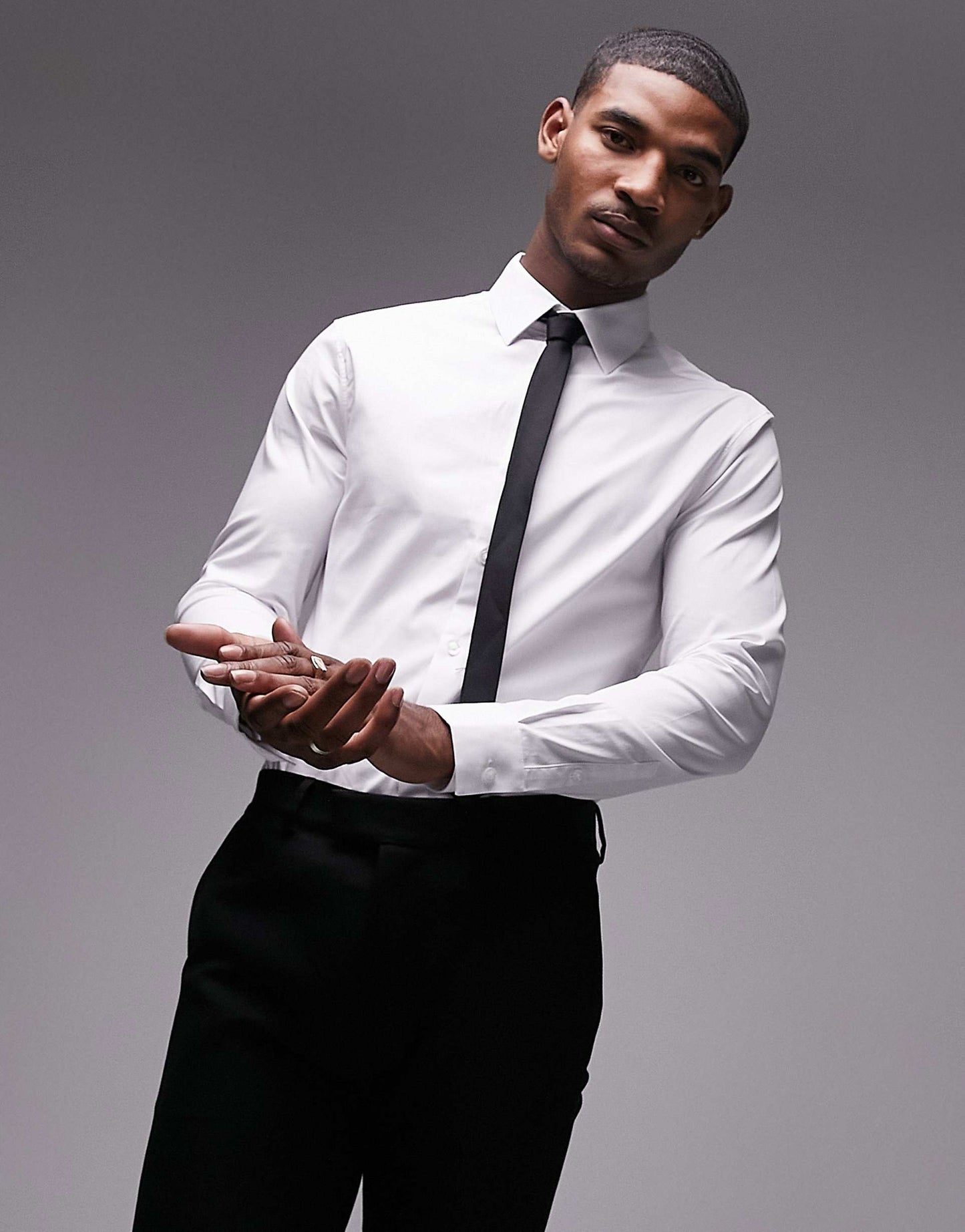 Long Sleeve Formal Stretch Shirt