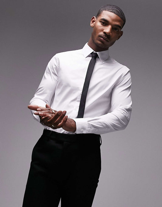 Long Sleeve Formal Stretch Shirt