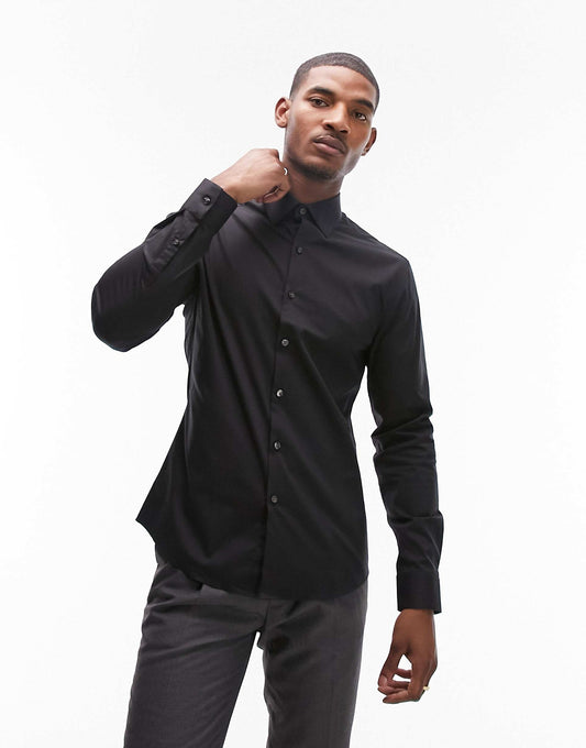Long Sleeve Formal Stretch Shirt