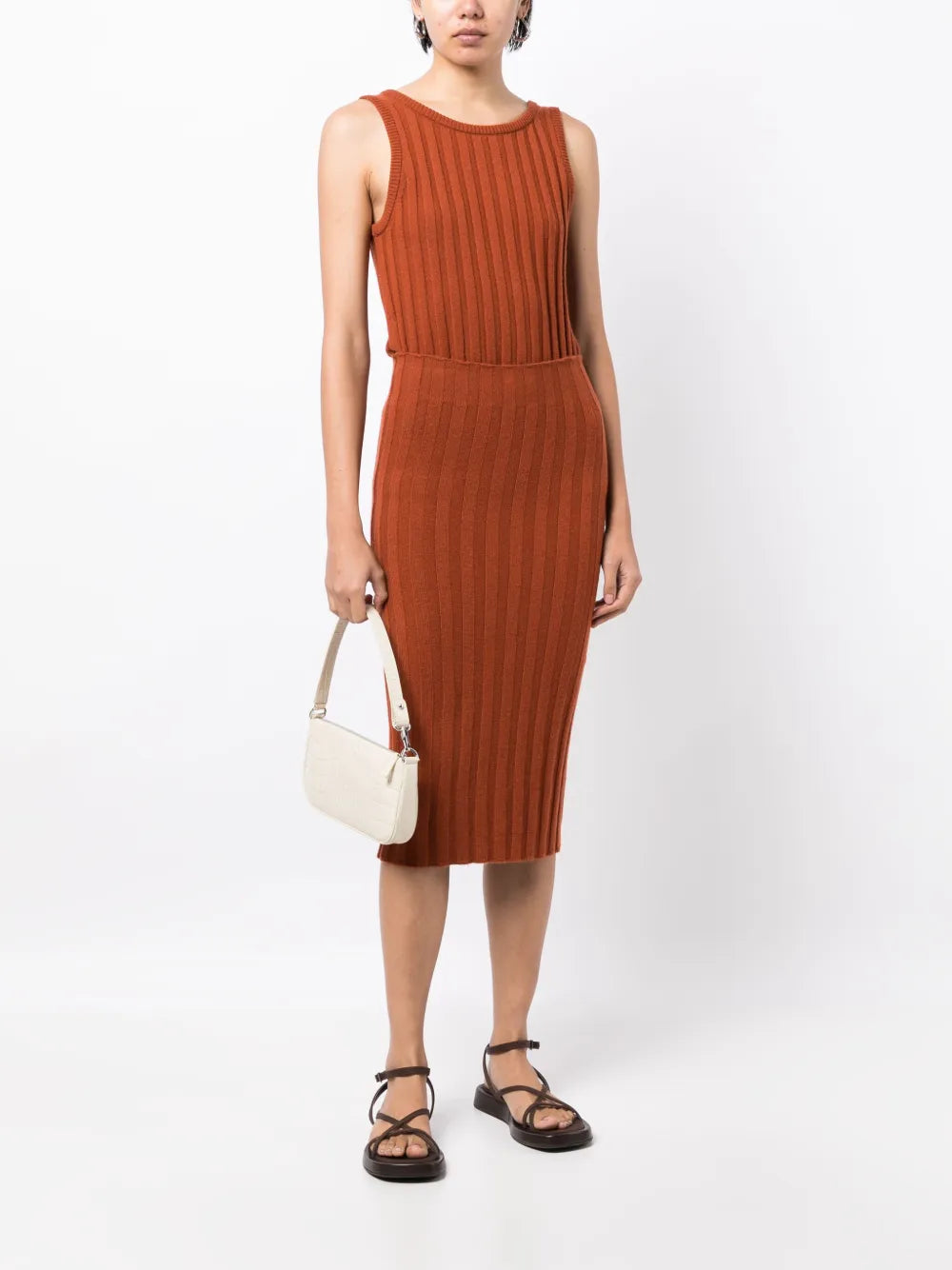 Mara Ribbed-Knit Tank Top
