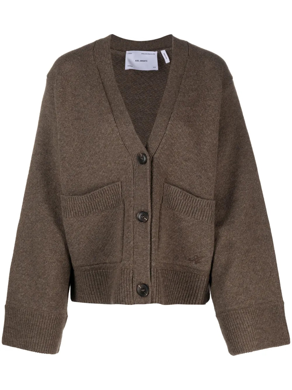 Memory V-Neck Wool Cardigan