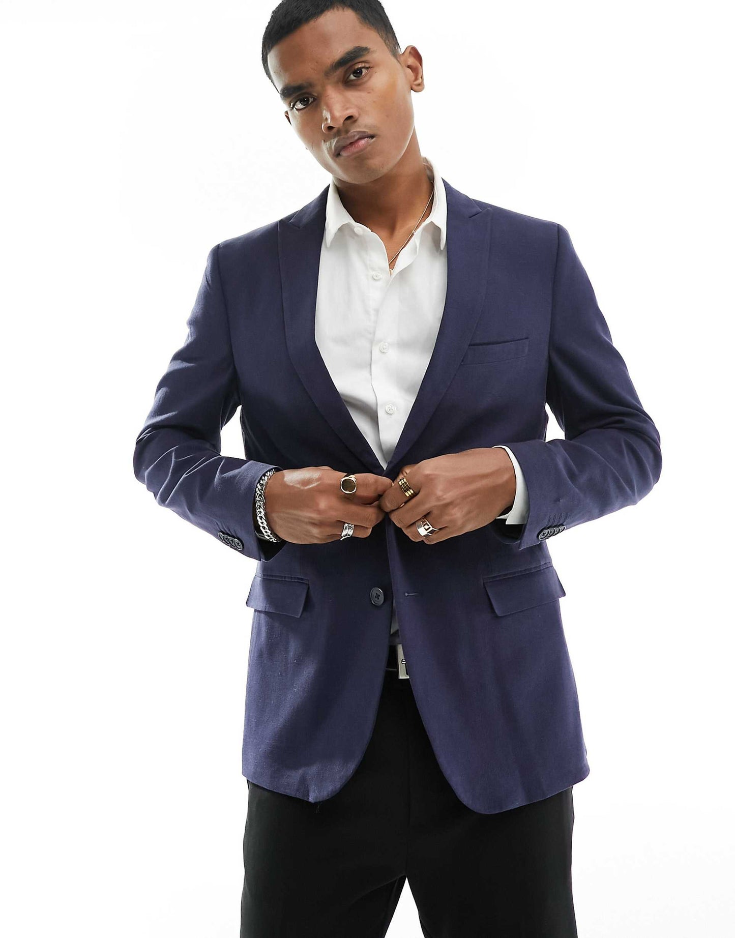 Linen Formal Suit Jacket