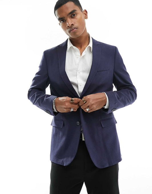 Linen Formal Suit Jacket