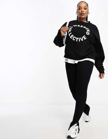 Curve Legging With Side Split