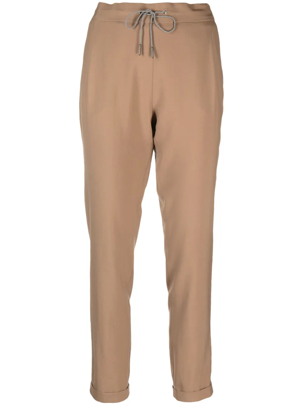 Drawstring-Waist Virgin-Wool Trousers