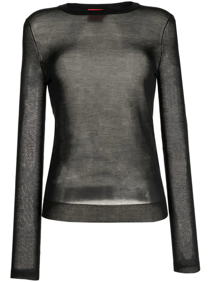 Dora Crew-Neck Silk Jumper