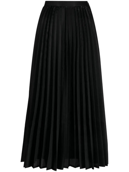 High-Waist Pleated Skirt