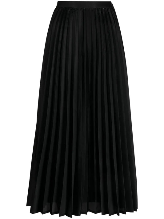 High-Waist Pleated Skirt