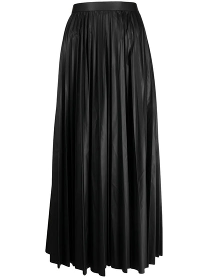 High-Waist Pleated Skirt