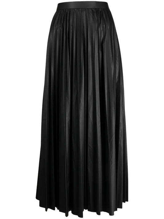 High-Waist Pleated Skirt