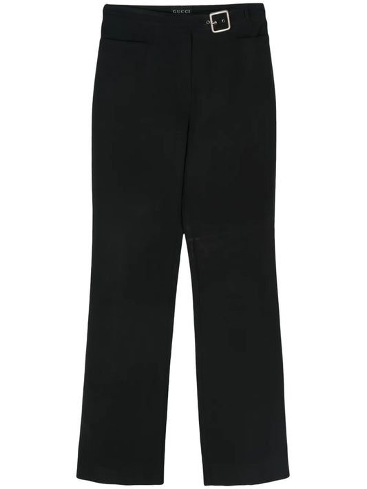 2000S Logo-Buckle Trousers