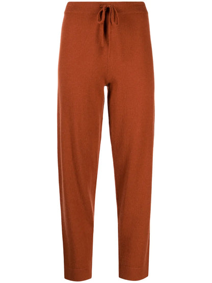 Sarah Fine-Knit Track Pants