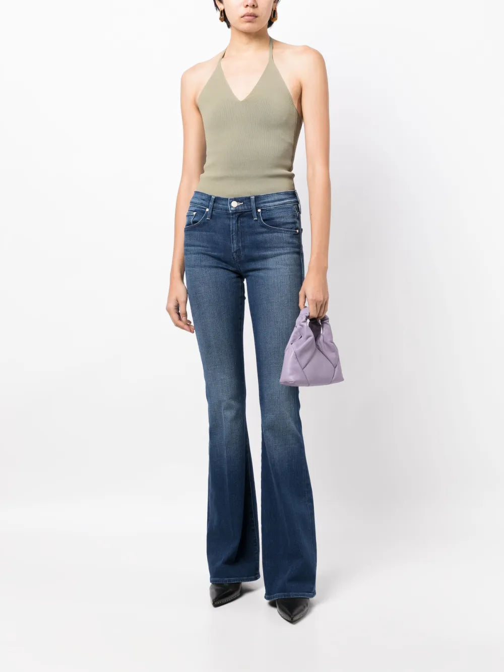 Light-Wash Bootcut Jeans