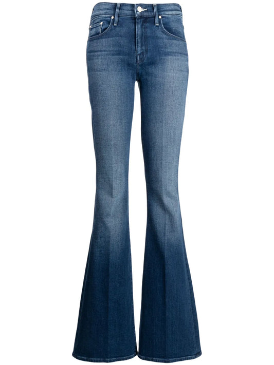 Light-Wash Bootcut Jeans
