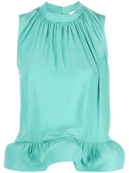 Ruffle-Hem Blouse