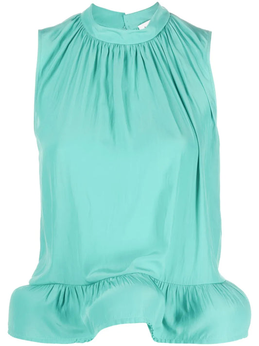 Ruffle-Hem Blouse