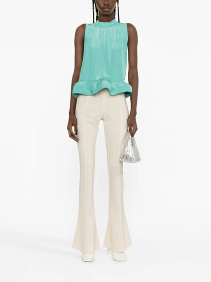 Ruffle-Hem Blouse