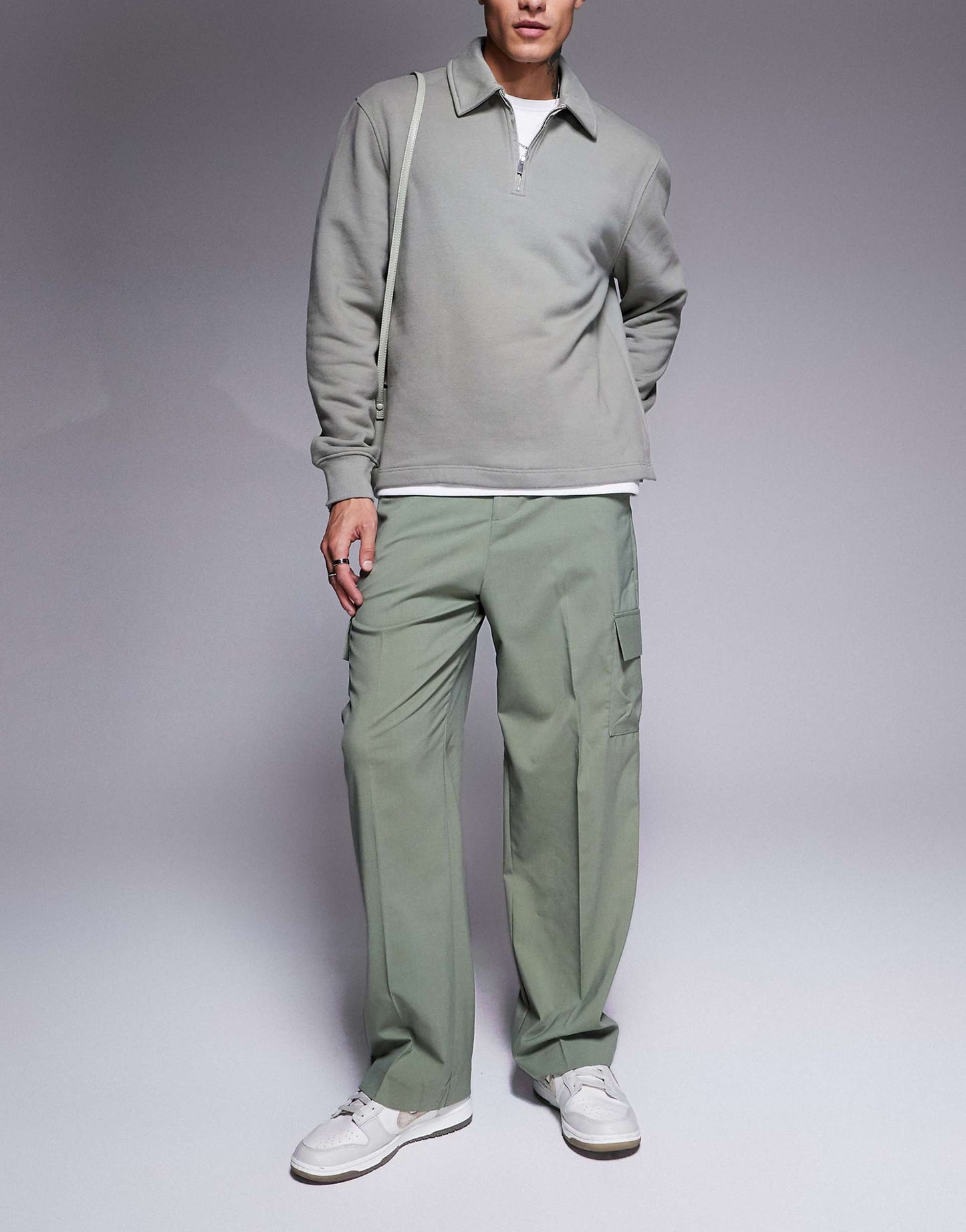 Wide Leg Smart Trousers